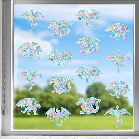 Waterproof PVC Colored Laser Stained Window Film Static Stickers DIY-WH0314-086-1