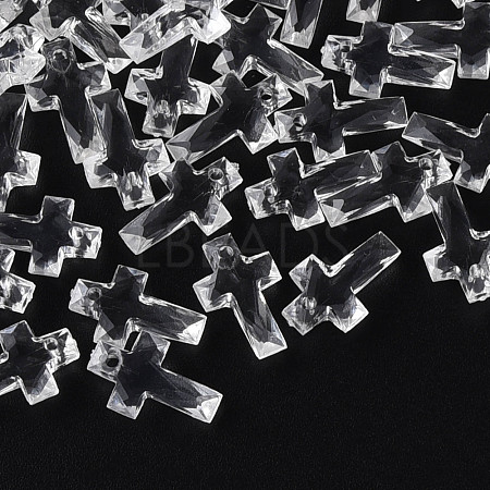 Transparent Acrylic Pendants MACR-S373-130-B01-1