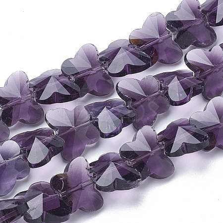 Transparent Glass Beads LS-GLAA-Q066-14mm-B03-1