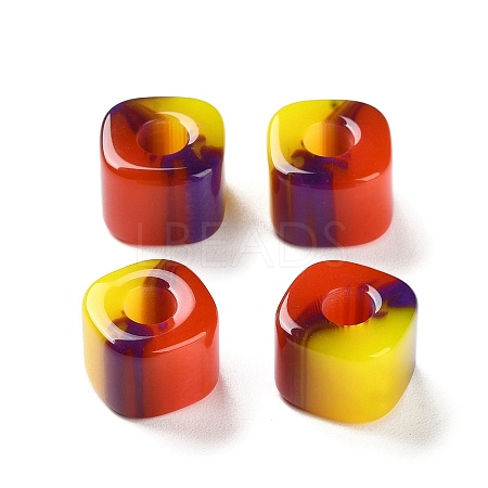 Resin European Large Hole Beads RESI-U009-02A-01-1