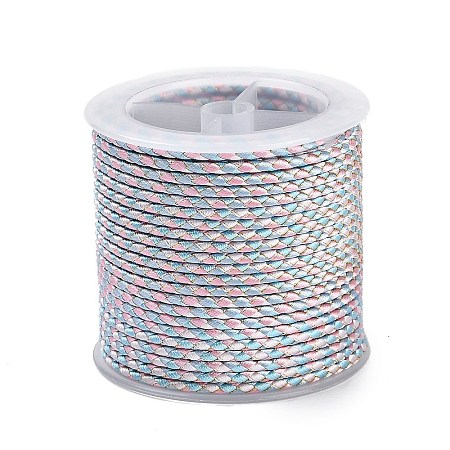 11M Polyester Braided Cord with Cotton Core & Metallic Thread OCOR-Z006-01-11-1