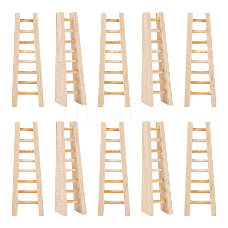 Mini Wooden Stairs Furniture DJEW-WH0015-114-1