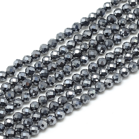 Terahertz Stone Beads Strands G-S152-10-3mm-1