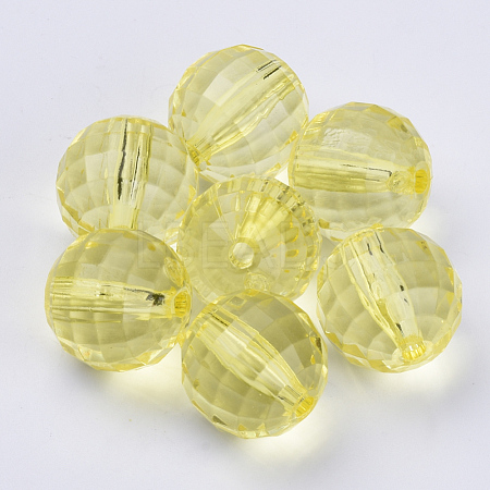 Transparent Acrylic Beads TACR-Q254-22mm-V21-1
