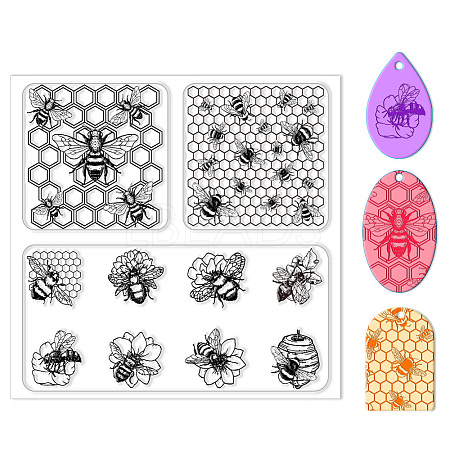 Silicone Clay Texture Mat AJEW-WH0447-042-1
