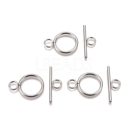 304 Stainless Steel Toggle Clasps STAS-M277-05P-1