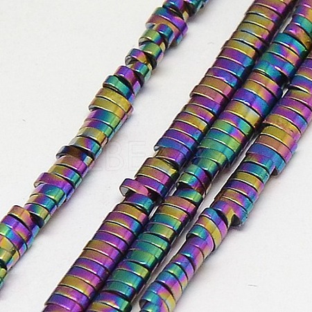 Electroplate Non-magnetic Synthetic Hematite Beads Strands G-J167-03-1
