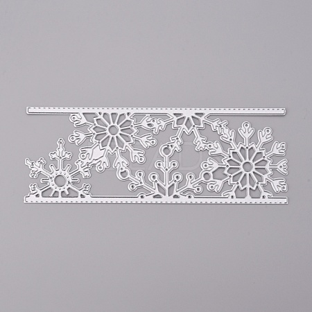 Snowflake Frame Carbon Steel Cutting Dies Stencils DIY-F050-16-1