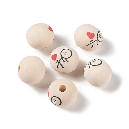Schima Wood Beads WOOD-E017-03-1