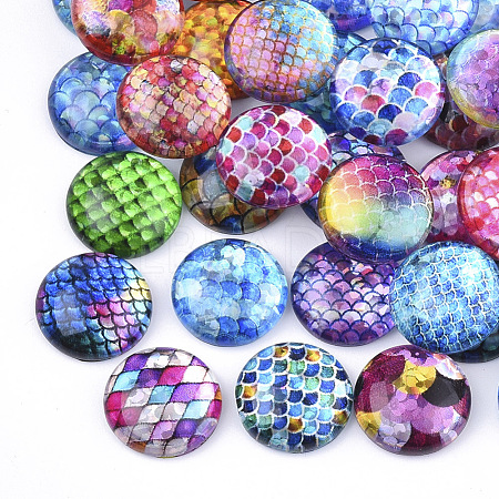 Flatback Glass Cabochons for DIY Projects GGLA-S047-03-1