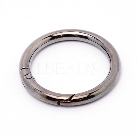 Alloy Spring Gate Rings AJEW-WH0129-48D-B-1
