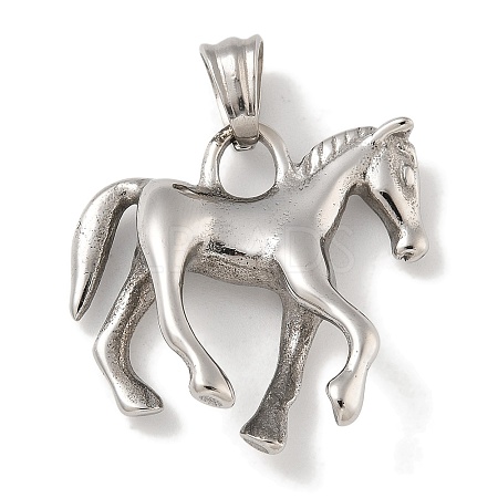 304 Stainless Steel Pendants STAS-Z097-11AS-1