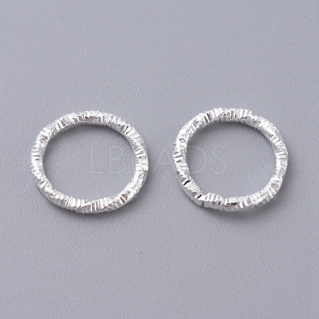 Iron Textured Jump Rings IFIN-D086-02-S-1