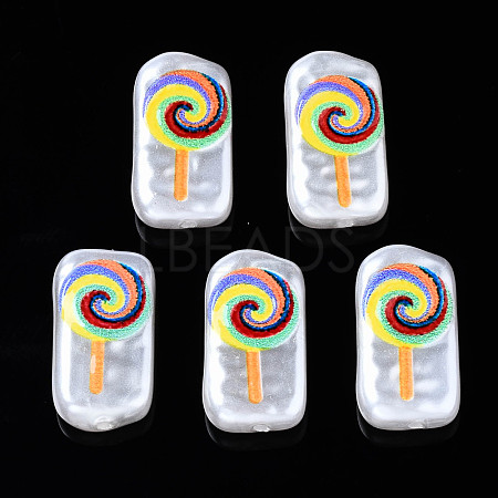 3D Printed ABS Plastic Imitation Pearl Beads KY-S168-006-1