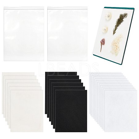 Plant Cotton Dibers & Sponge & Non-woven Fabric Liner Drying Plate for Flower Pressing Water-Absorbing DIY-WH0591-299A-1