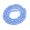 Electroplate Glass Beads Strands EGLA-A044-P1mm-A17-3