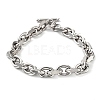 304 Stainless Steel Cable Chains Bracelets for Men & Women BJEW-D031-03P-1