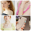 105Pcs 7 Colors Acrylic Imitation Gemstone Pendants FIND-TA0009-34P-8
