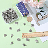 100Pcs Grape Tibetan Style Alloy Pendants TIBEP-SC0002-47-3