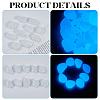 1 Set Resin Luminous Glow in the Dark Pebbles Stone DJEW-CN0001-40C-5