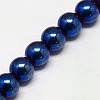 Electroplate Non-magnetic Synthetic Hematite Beads Strands G-J169A-4mm-03-5