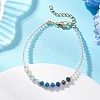Dyed Natural Malaysia Jade & Glass Beaded Bracelets for Women BJEW-JB13076-02-1