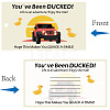 CREATCABIN 50Pcs Duck Theme Paper Card AJEW-CN0001-94D-4