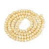 Anti-Tarnish Electroplate Rondelle Glass Beads Strands EGLA-T021-3mm-17-10-2