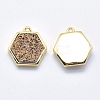 Druzy Resin Charms G-F551-A-3