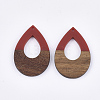 Resin & Walnut Wood Pendants RESI-S358-94A-2