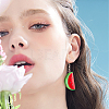 100Pcs DIY Watermelon Shape Dangle Earring Making Kits DIY-NB0005-30-6