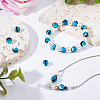 20Pcs Luminous Crackle Glass Beads GLAA-FH0001-89C-4