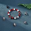10Pcs 5 Style 304 Stainless Steel European Beads OPDL-UN0001-04-3