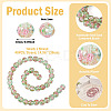 1 Strand Handmade Glod Sand Lampwork Beads Strands LAMP-TA0002-09F-4