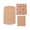 Kraft Paper Boxes and Earring Jewelry Display Cards CON-L015-B02-2