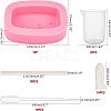 DIY Plum Blossom Branch Silicone Fondant Molds Kits DIY-OC0002-90-3
