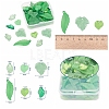 60Pcs 6 Style Transparent & Frosted & Opaque Acrylic Pendants FACR-YW0001-01-4