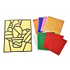 Rectangle Spot Color Stickers DIY-A009-13A-1