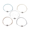 Alloy Braided Bead Bracelet BJEW-JB11082-02-1