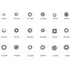 Tibetan Style Alloy Spacer Beads PALLOY-PH0012-49AS-2