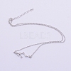 Alloy Rhinestone Pendants Necklaces NJEW-WH0007-02G-1