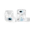 Handmade Evil Eye Lampwork European Beads LAMP-G143-06I-2