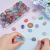 96Pcs 12 Colors Handmade Lampwork Beads LAMP-PH0001-34-3