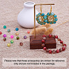 Spray Painted Glass Beads GLAA-TA0001-03-13