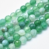 Natural Striped Agate/Banded Agate Beads G-J371-11-6mm-1