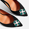ARRICRAFT 2 Pairs 2 Style Detachable Rhinestone Shoe Decoration DIY-AR0003-19B-5