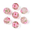 Luminous Handmade Gold Sand Lampwork Beads LAMP-N035-04E-1