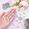 60Pcs 2 Style 304 Stainless Steel Leverback Earring Findings STAS-CN0001-17-4