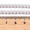 Opaque Solid Color Imitation Jade Glass Beads Strands EGLA-A044-P4mm-D19-4