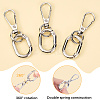 Alloy Swivel Clasps FIND-SP0003-22P-5